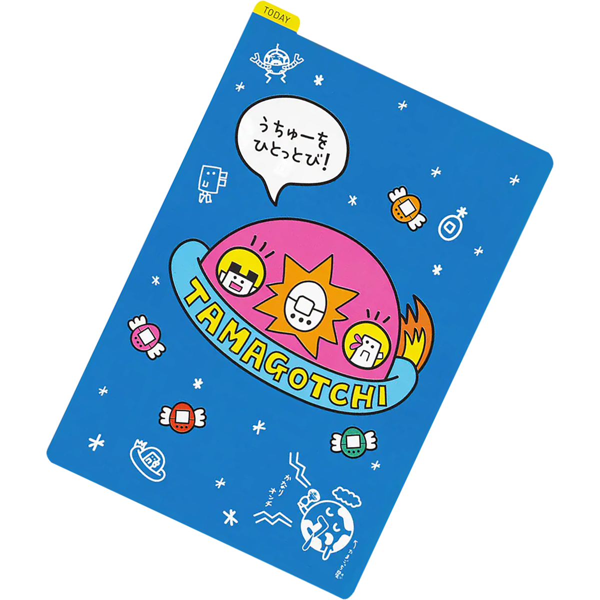 Hobonichi Pencil Board - Tamagotchi - A6 (Blast Off to Outer Space!)-Pen Boutique Ltd