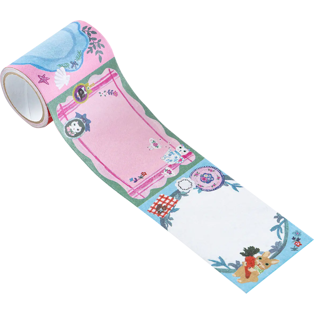 Hobonichi Sticky Note Roll - Yumi Kitagishi - White Cat’s Table Decorations-Pen Boutique Ltd
