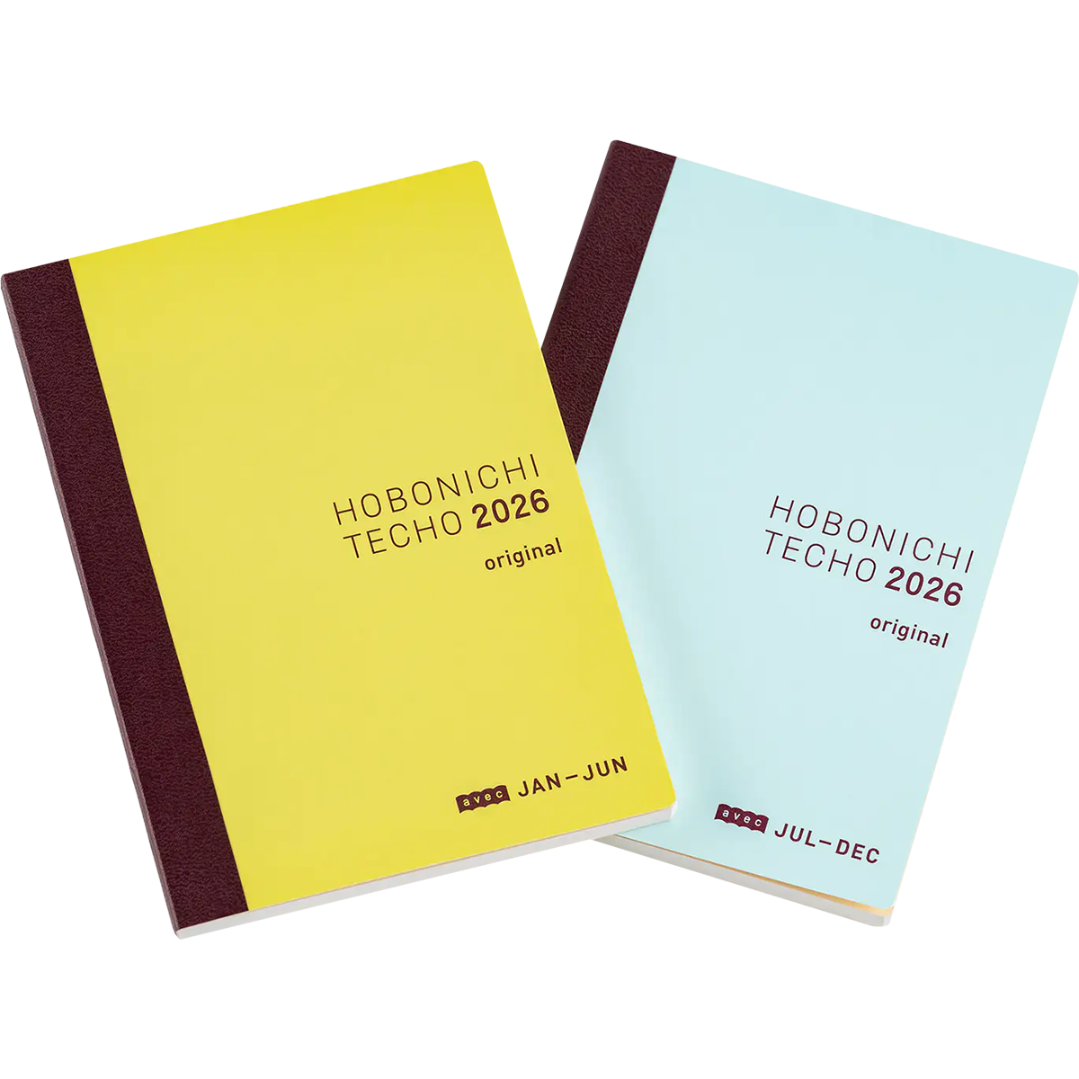 Hobonichi Techo 2026 Japanese Original Avec Books - A6 (January Start & Monday Calendar)-Pen Boutique Ltd