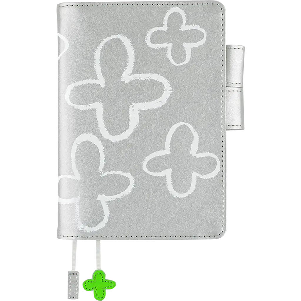 Hobonichi Techo Original Book & Cover - Makoto Matsubayashi Silver Flowers - A6-Pen Boutique Ltd