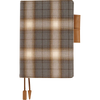 Hobonichi Light Hard Cover English Book - Shirt Fabric: Foggy Plaid - Tall & Slim (Weeks - January Start)-Pen Boutique Ltd