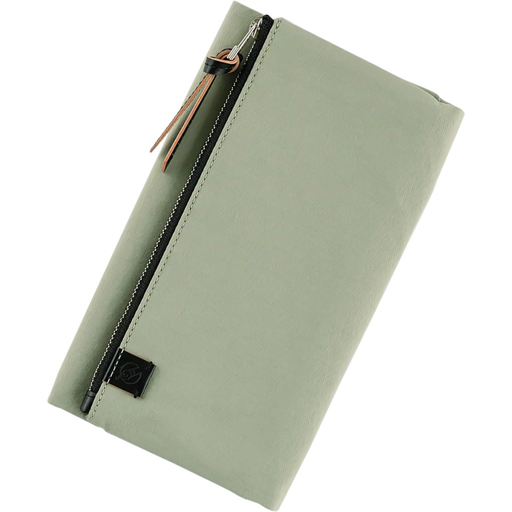 Hobonichi Weeks Cover - Tragen: Oakmoss - Tall & Slim - Zipper Closure-Pen Boutique Ltd