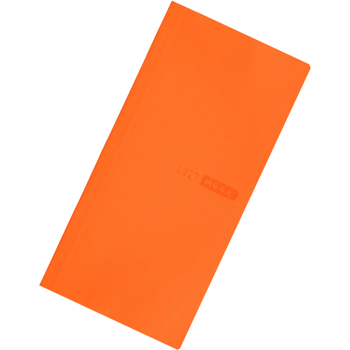 Hobonichi 2027 Light Hardcover English Book - Sneaker: Mandarin Orange - Tall & Slim (Weeks - January Start) - Pen Boutique Ltd