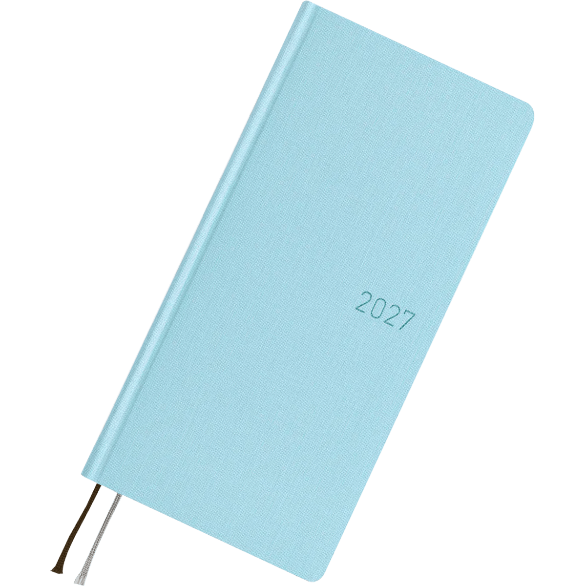 Hobonichi 2027 Mega Light Hardcover English Book - Colors: Sea Glass - Tall & Slim (Weeks - January Start) - Pen Boutique Ltd