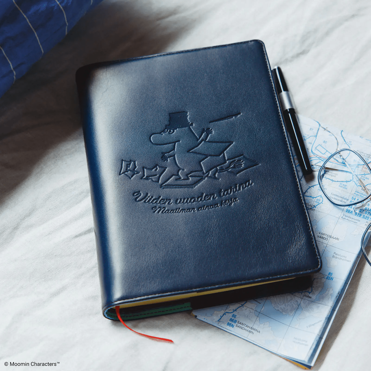 Hobonichi 5-Year Techo Leather Large Cover - Moomin: Written Memories - A5 - Pen Boutique Ltd
