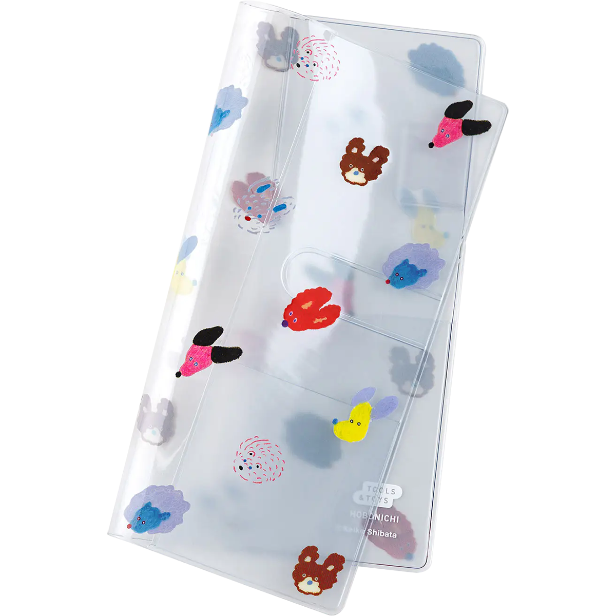 Hobonichi Clear Cover - Keiko Shibata - Weeks (Dog Ears Fluttering in the Wind)-Pen Boutique Ltd