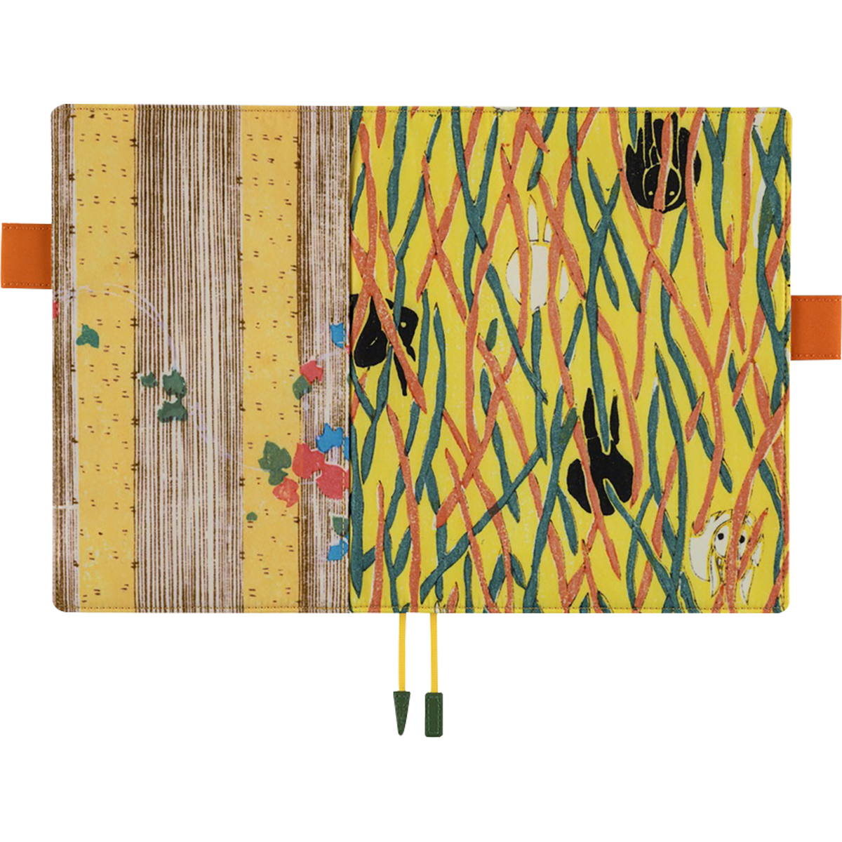 Hobonichi Cousin Japanese Book & Cover - Unsodo Bijutsukai - Wild Rabbits - A5 (April Start) - Pen Boutique Ltd
