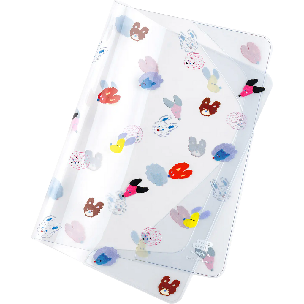 Hobonichi Cover on Cover - Keiko Shibata - A5 (Dog Ears Fluttering in the Wind)-Pen Boutique Ltd