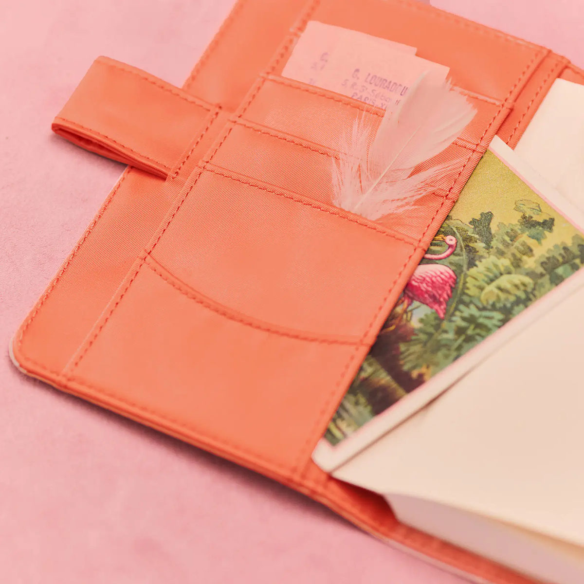 Hobonichi English Book & Cover - Airy Flamingo - A6 (January Start)-Pen Boutique Ltd