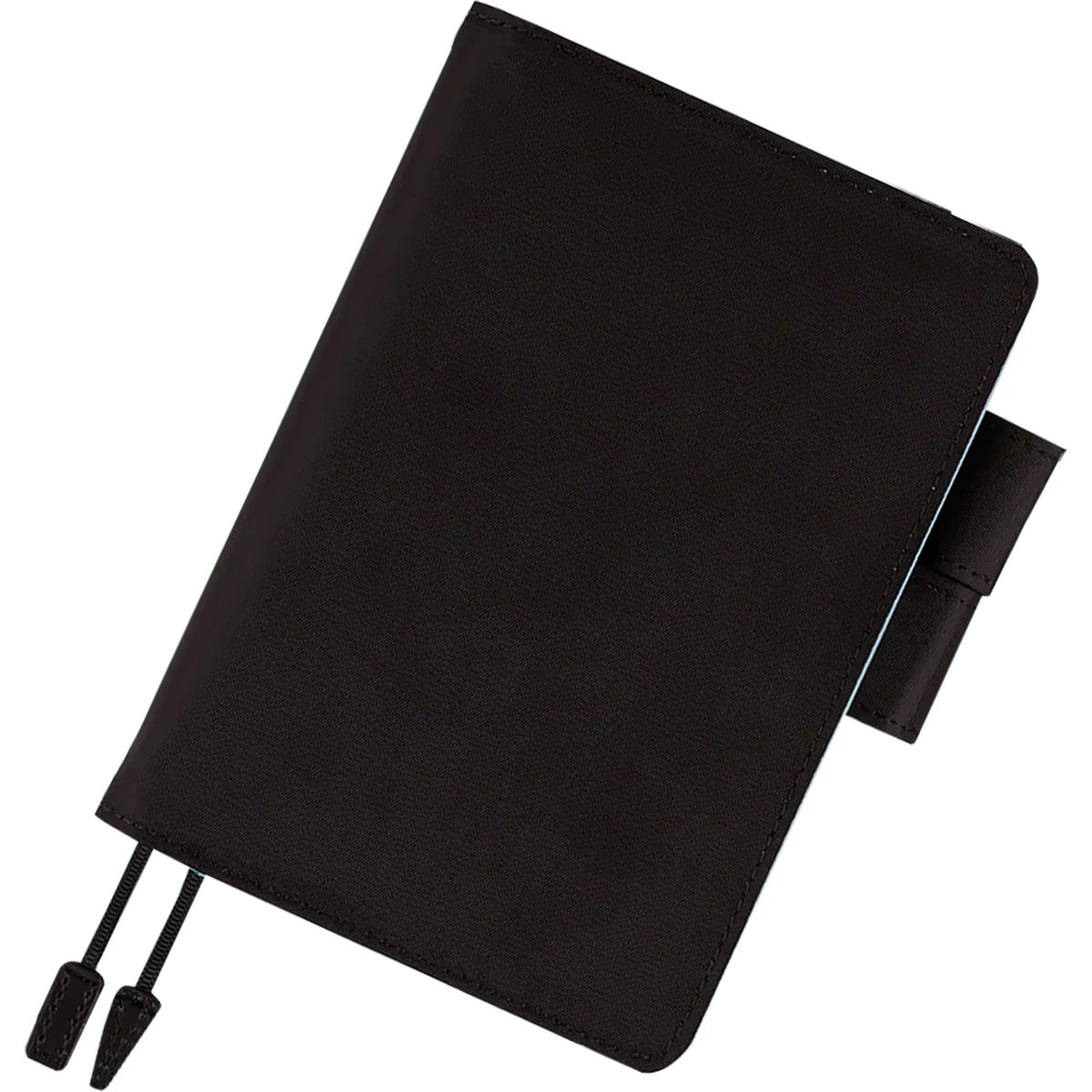 Hobonichi English Book & Cover - Black x Clear Blue - A6 (January Start)-Pen Boutique Ltd