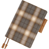 Hobonichi English Book & Cover - Shirt Fabric: Foggy Plaid - A6 (January Start)-Pen Boutique Ltd