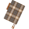Hobonichi English Book & Cover - Shirt Fabric: Foggy Plaid - A6 (January Start)-Pen Boutique Ltd