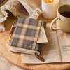 Hobonichi English Book & Cover - Shirt Fabric: Foggy Plaid - A6 (January Start)-Pen Boutique Ltd