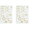 Hobonichi Foil-Stamped Clear Stickers - Moomin (Adventure Log) - Pen Boutique Ltd