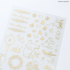 Hobonichi Foil-Stamped Clear Stickers - Moomin (Adventure Log) - Pen Boutique Ltd