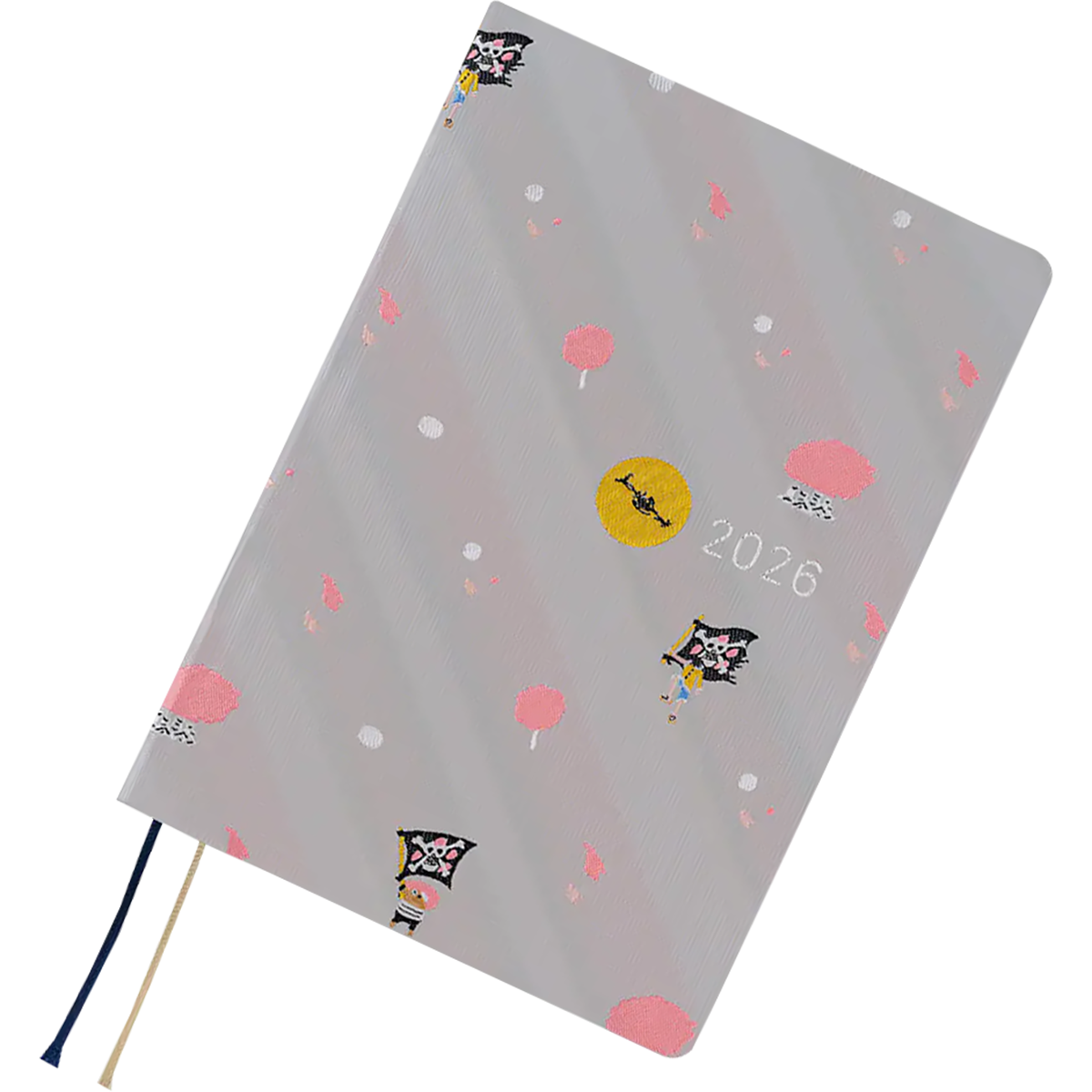 Hobonichi Light Hard Cover English Book - ONE PIECE Magazine: Hiriluk’s Cherry Blossoms - Tall & Slim (Weeks - January Start)-Pen Boutique Ltd