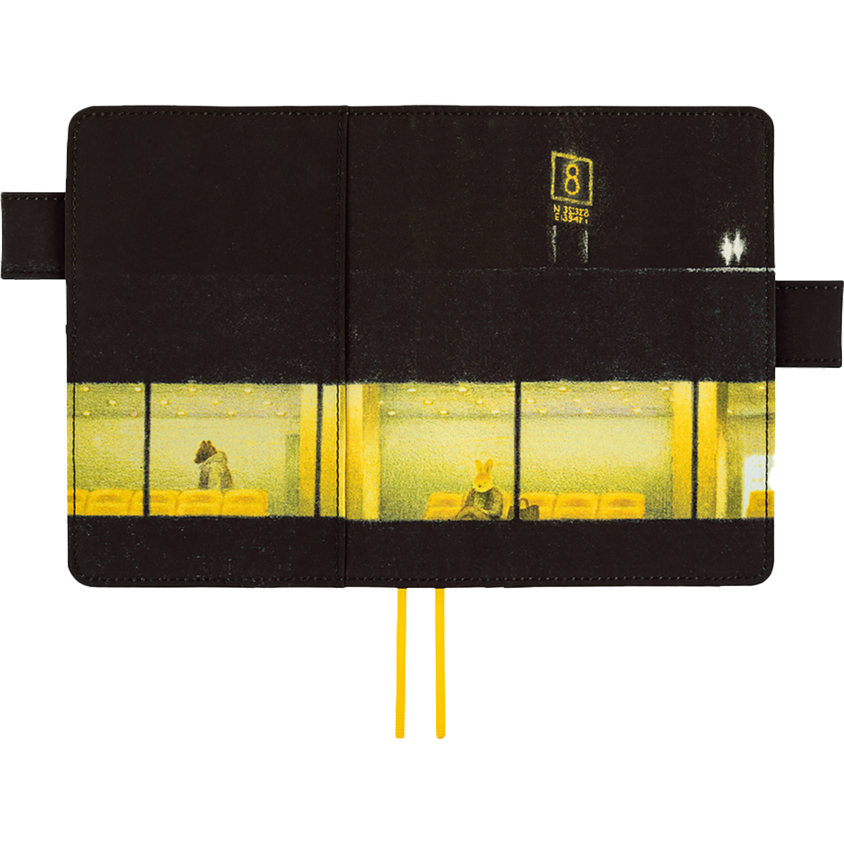 Hobonichi Japanese 2027 Book & Cover - Akiko Miyakoshi: An Airport at Night - A6-Pen Boutique Ltd