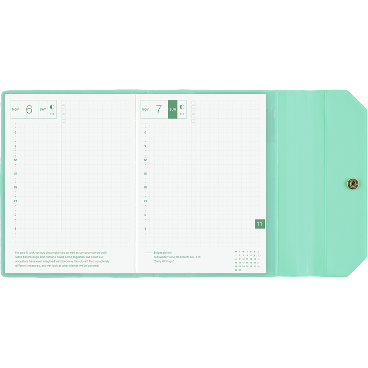 Hobonichi Japanese 2027 Book & Cover - Alettone: Sweets - A6-Pen Boutique Ltd