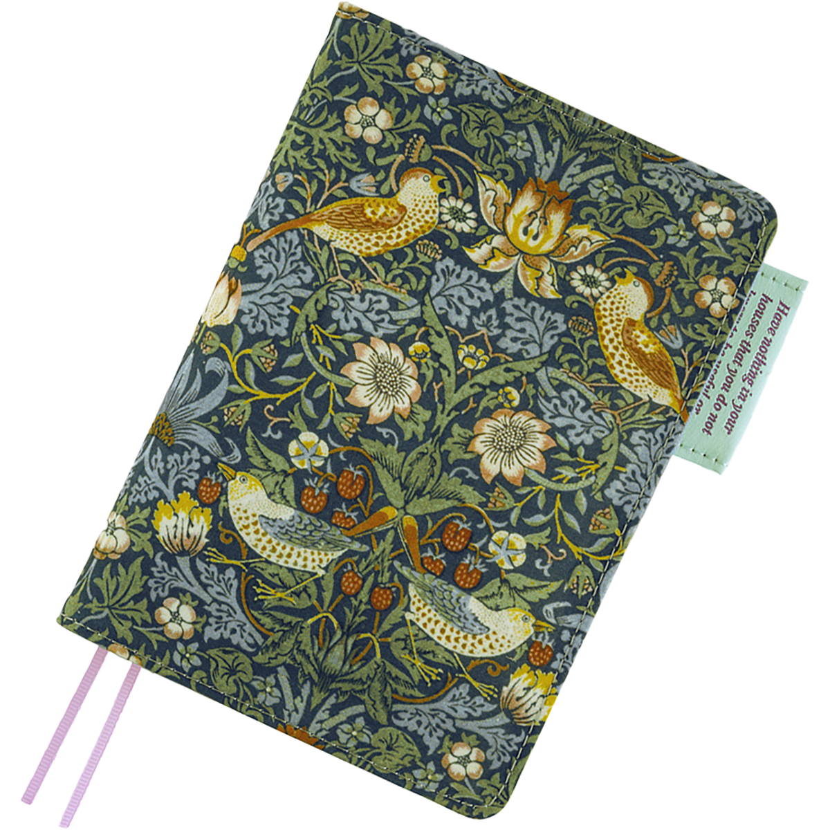 Hobonichi Japanese 2027 Book & Cover - V&A Series: Strawberry Thief - A6-Pen Boutique Ltd