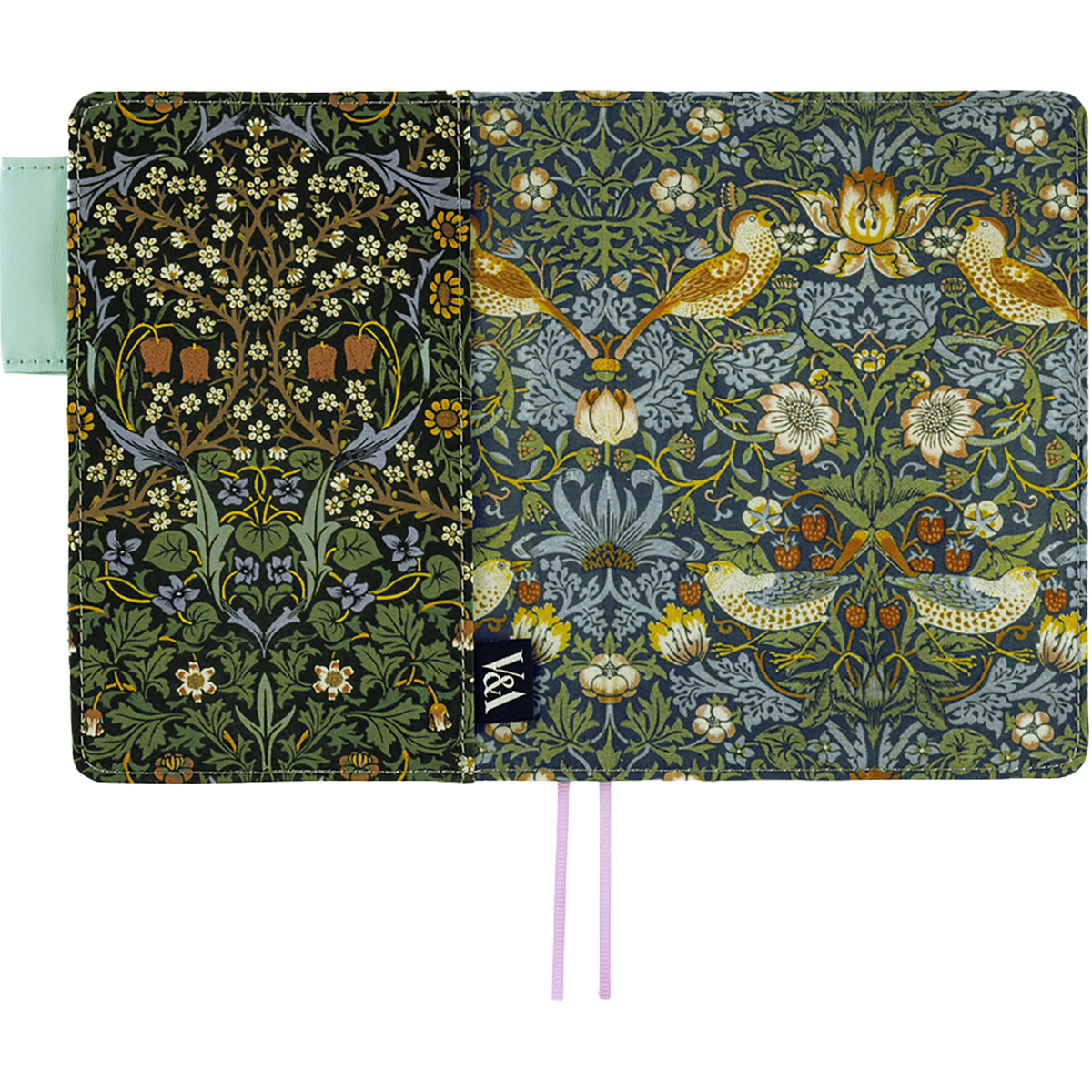 Hobonichi Japanese 2027 Book & Cover - V&A Series: Strawberry Thief - A6-Pen Boutique Ltd