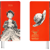 Hobonichi Light Hard Cover Japanese Book - ONE PIECE Magazine: Straw Hat Luffy - Red - Tall & Slim (Weeks - January Start)-Pen Boutique Ltd