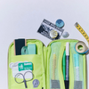 Hobonichi Small Drawer Pouch - Aqua Lime - Pen Boutique Ltd