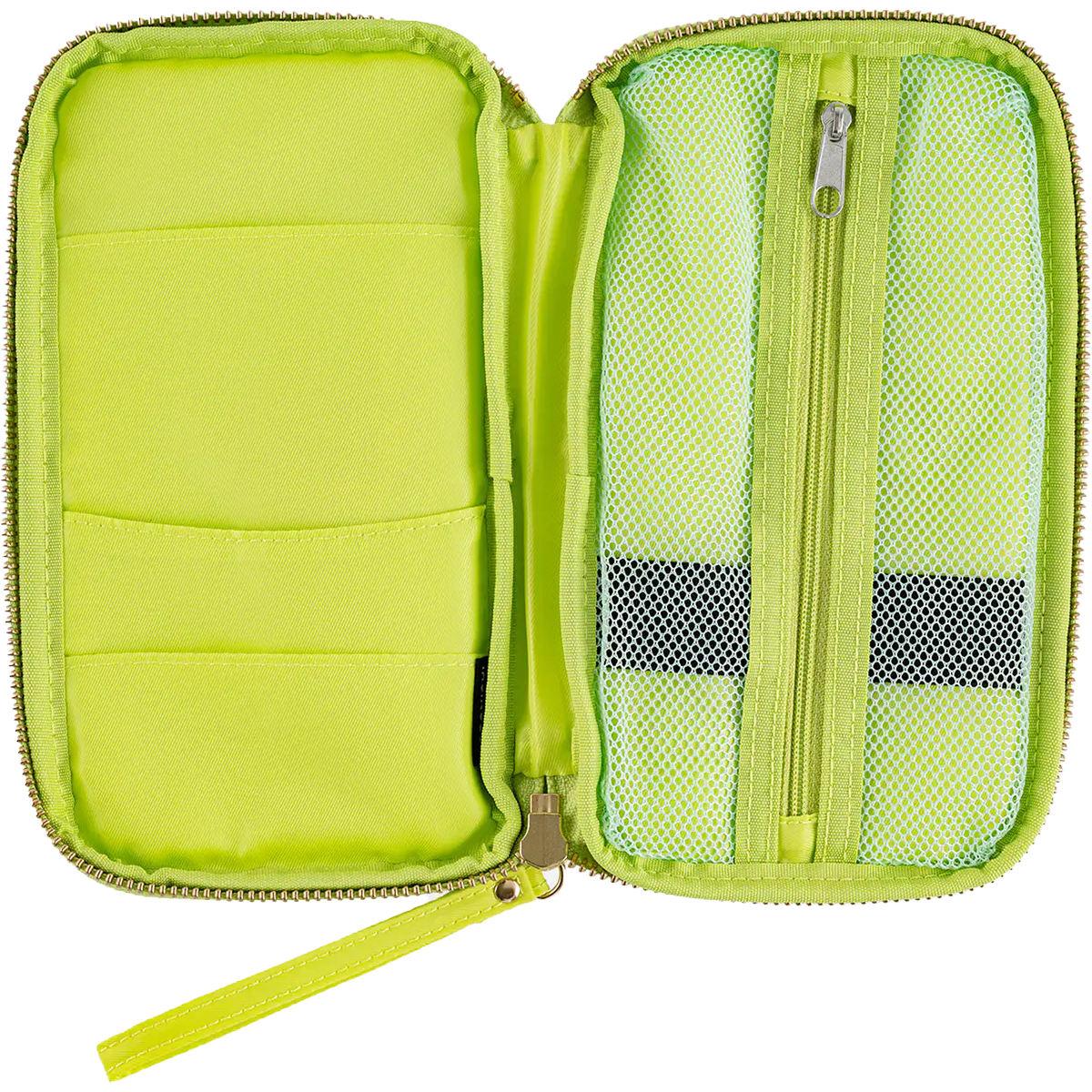 Hobonichi Small Drawer Pouch - Aqua Lime - Pen Boutique Ltd