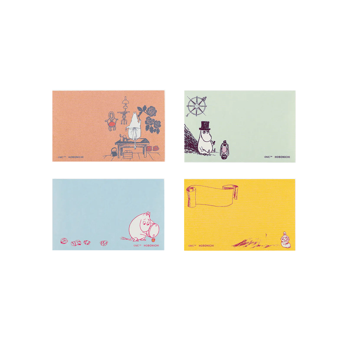 Hobonichi Sticky Note Roll - Moomin (Moomin Family’s Island Life) - Pen Boutique Ltd