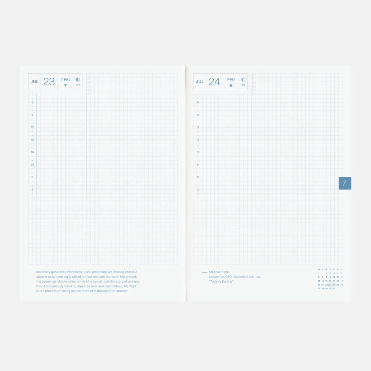 Hobonichi Techo 2026 English Cousin Book - A5 (January Start)-Pen Boutique Ltd