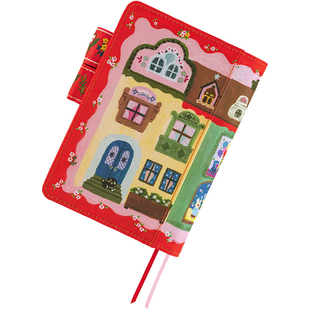 Hobonichi Techo 2027 Book & Cover - Yumi Kitagishi: White Cat House - A6-Pen Boutique Ltd