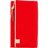Hobonichi Weeks Cover - Tragen: Red - Tall & Slim - Zipper Closure-Pen Boutique Ltd