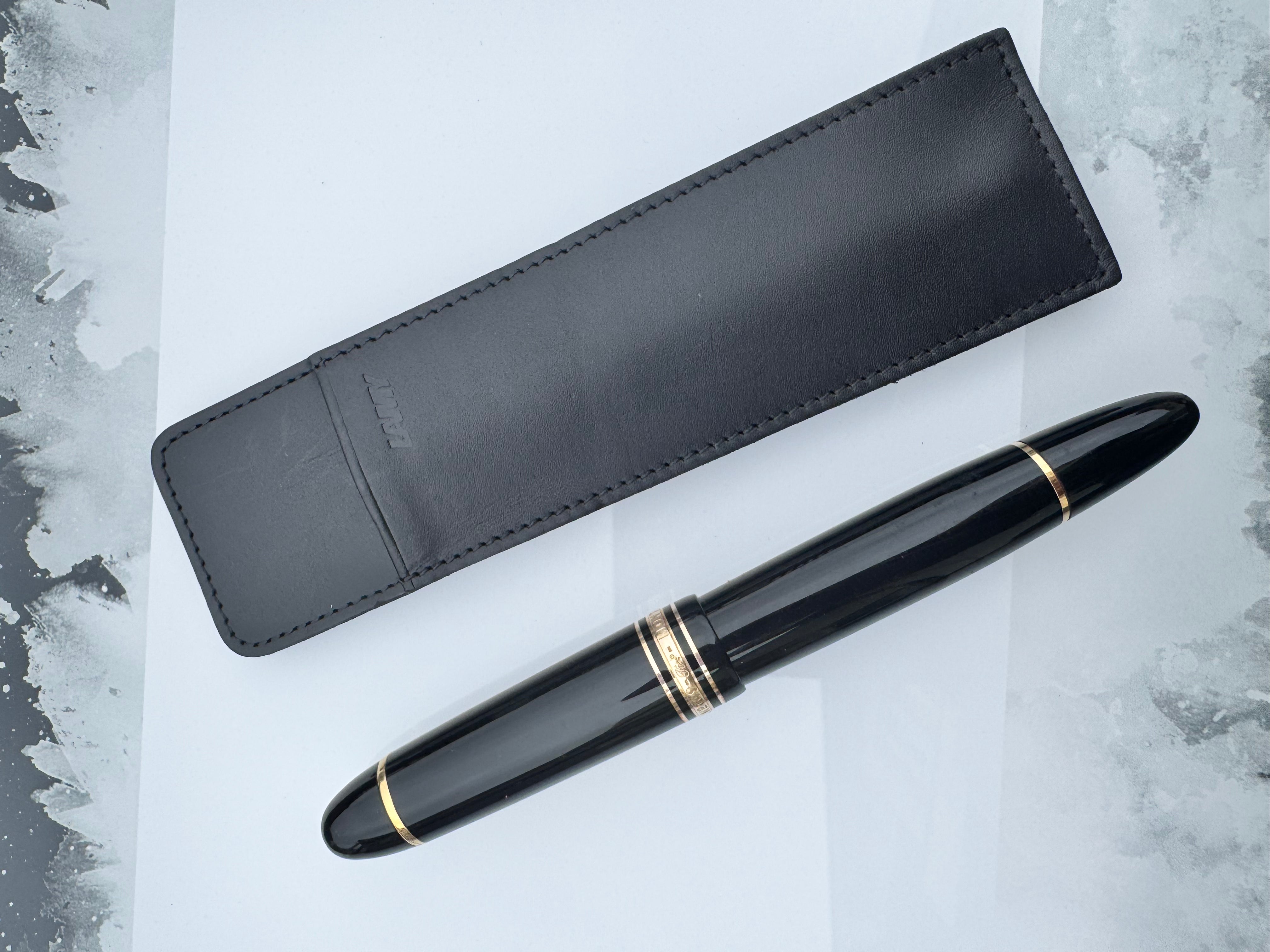 Lamy Leather Pen Sleeve - Black.( for Lamy Swift pens)