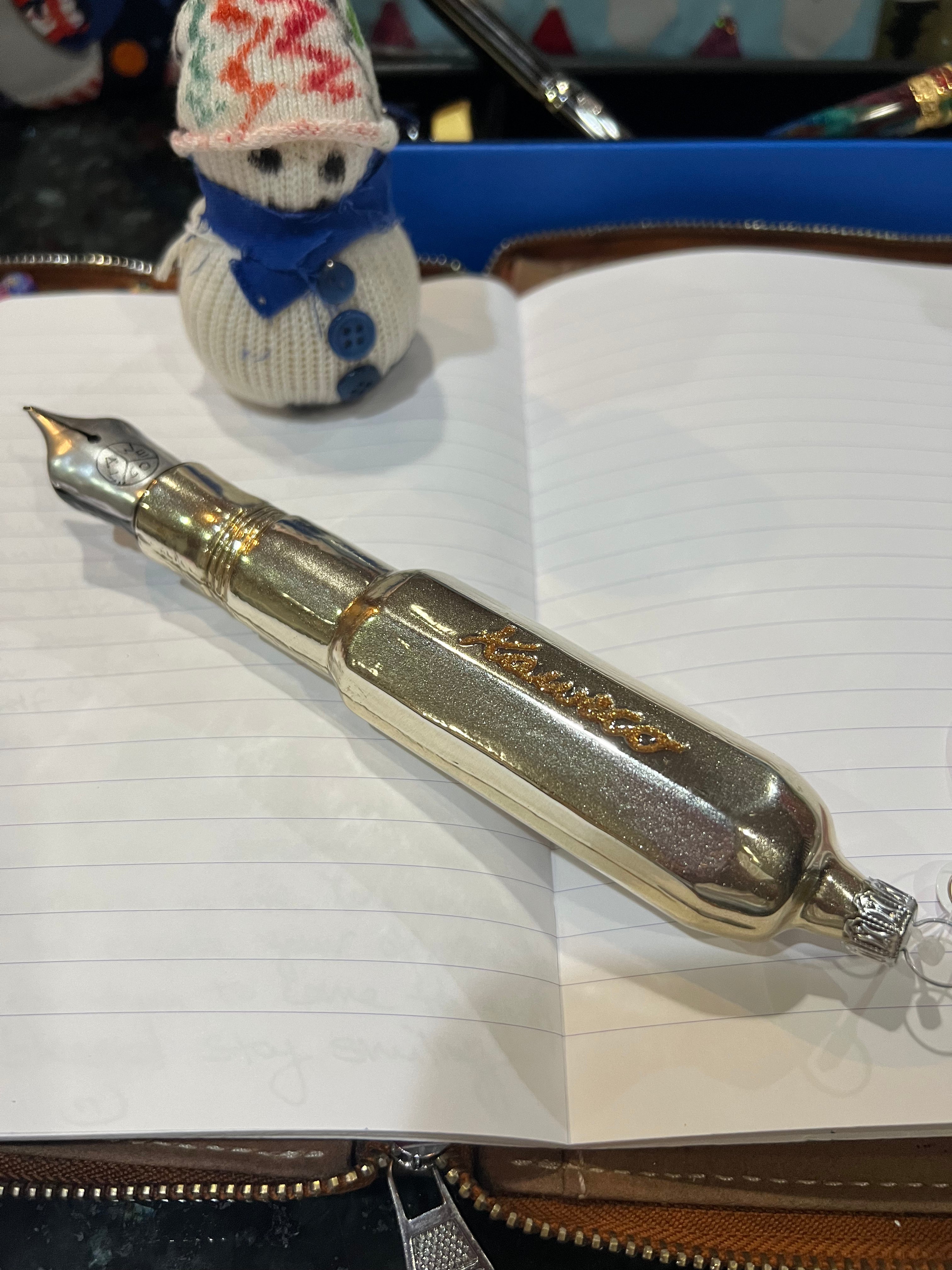 Kaweco Glass Ornamental Fountain Pen - Champagne-Pen Boutique Ltd