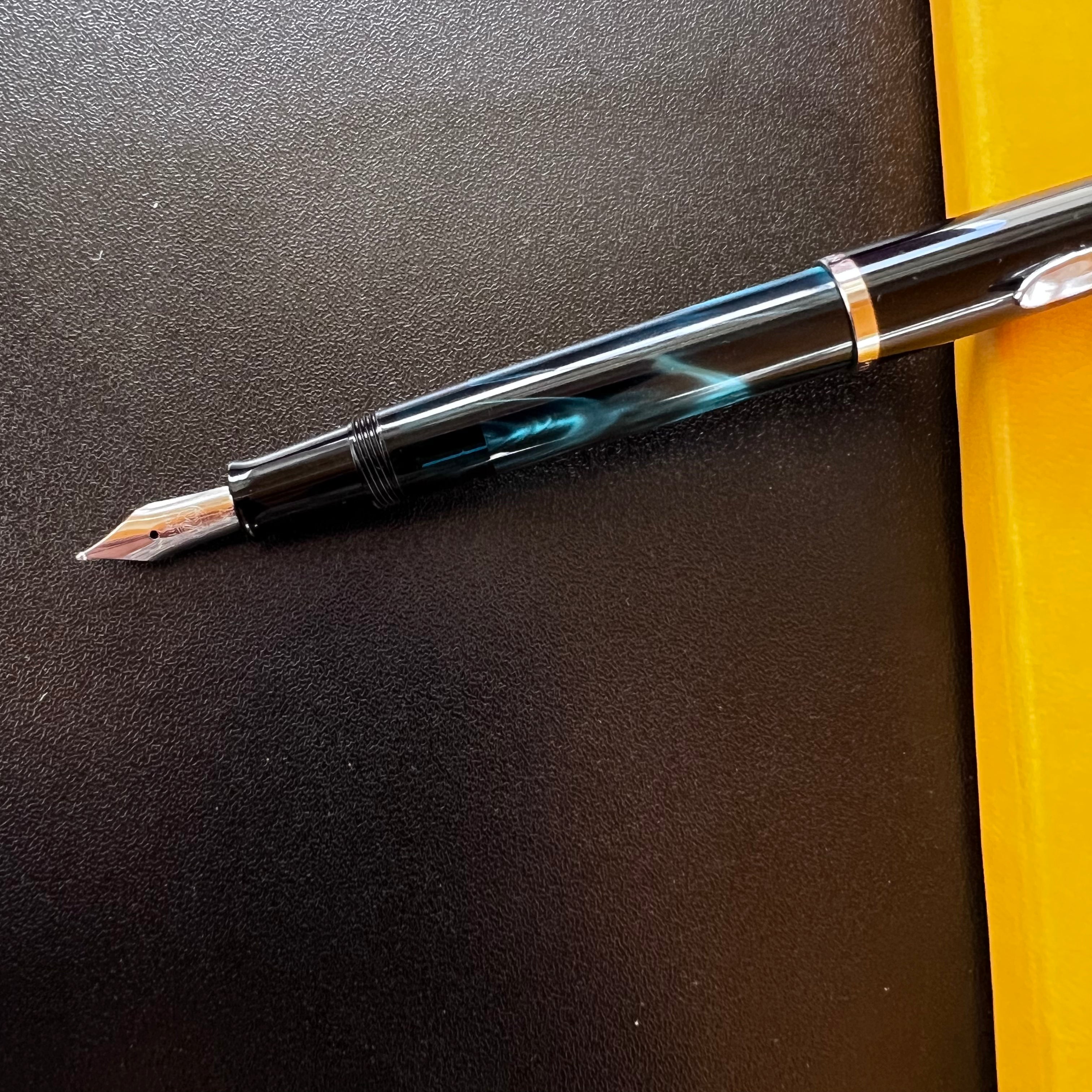 Pelikan Classic Fountain Pen - M205 Petrol-Marbled (Special Edition)-Pen Boutique Ltd