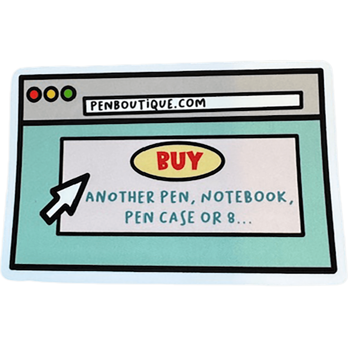 Pen Boutique Stickers - 8 Pack - Pen Boutique Ltd