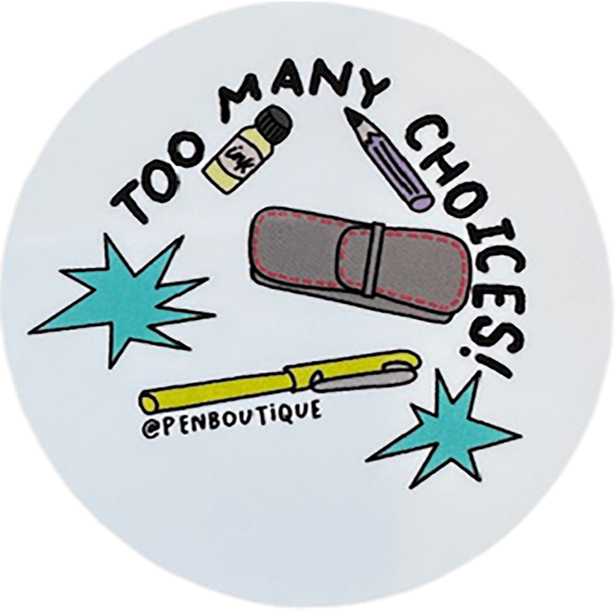 Pen Boutique Stickers - 8 Pack - Pen Boutique Ltd