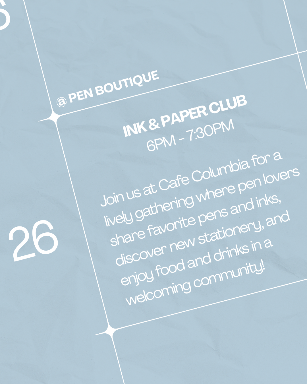 Ink & Paper Club Meetup #4-Pen Boutique Ltd