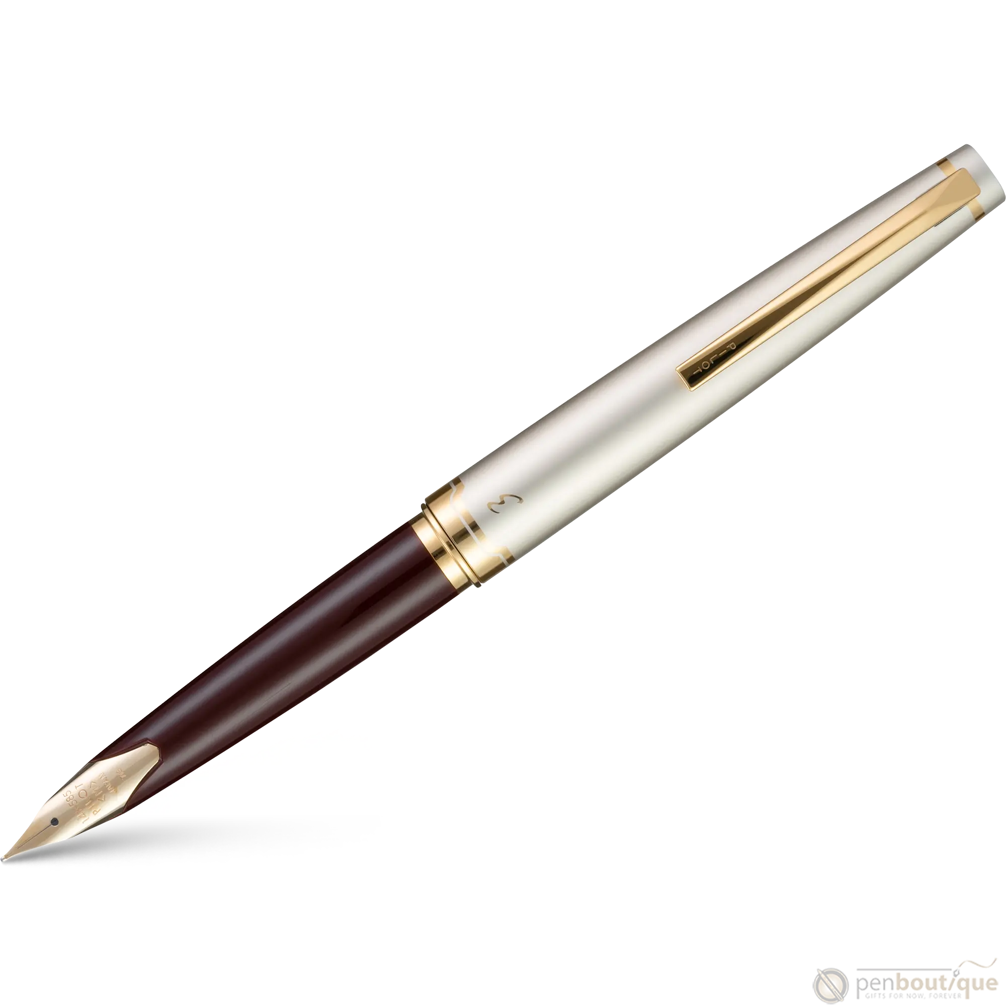 Pilot E95s Fountain Pen - Burgundy/Ivory-Pen Boutique Ltd