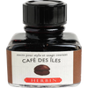 J. Herbin 30ml Fountain Pen Bottled Ink - Cafe Des Iles-Pen Boutique Ltd