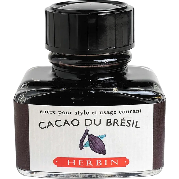 J. Herbin 30ml Fountain Pen Cacao Du Bresil Bottled Ink-Pen Boutique Ltd