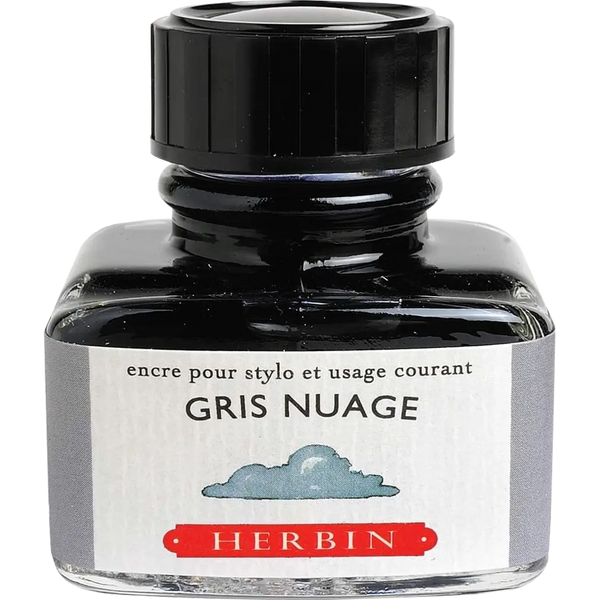 J. Herbin 30ml Fountain Pen Gris Nuage Bottled Ink-Pen Boutique Ltd