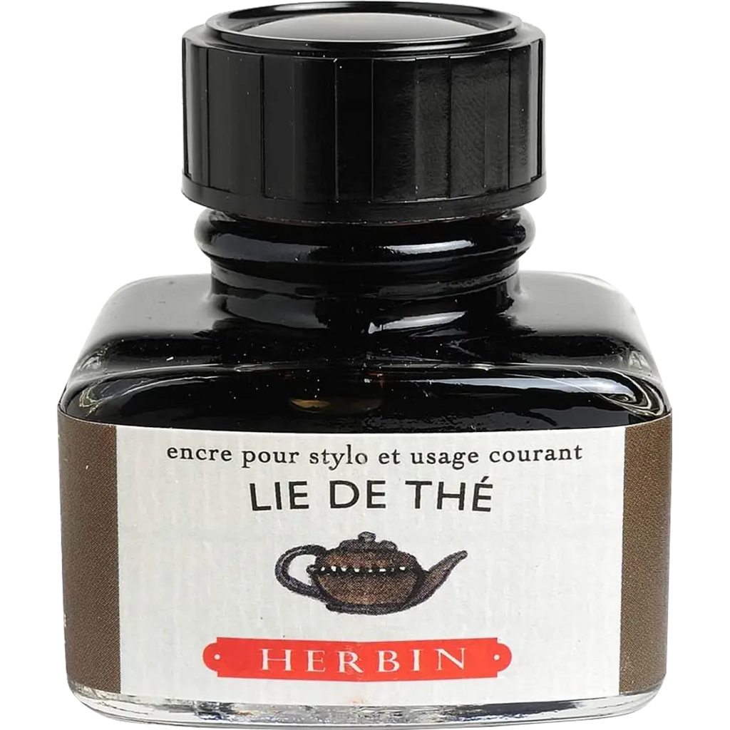 J. Herbin 30ml Fountain Pen Lie De The Bottled Ink-Pen Boutique Ltd