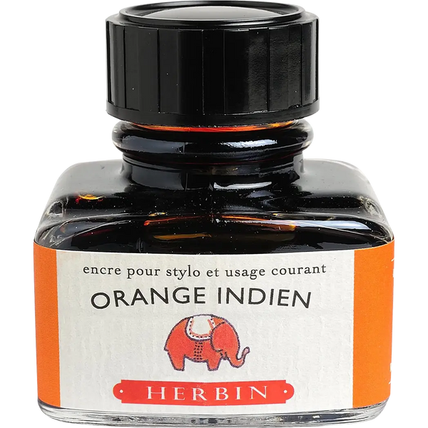 J. Herbin 30ml Fountain Pen Orange Indien Bottled Ink-Pen Boutique Ltd