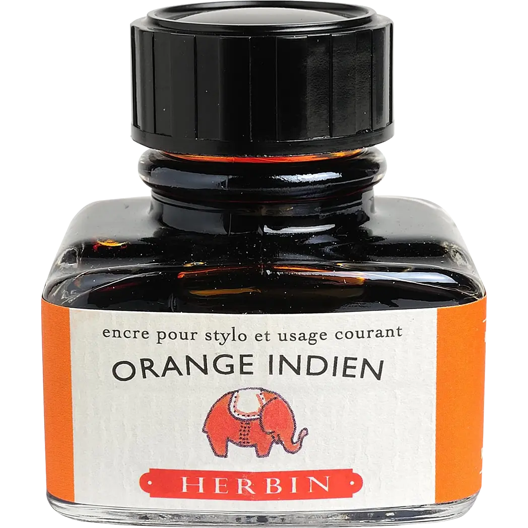 J. Herbin 30ml Fountain Pen Orange Indien Bottled Ink-Pen Boutique Ltd