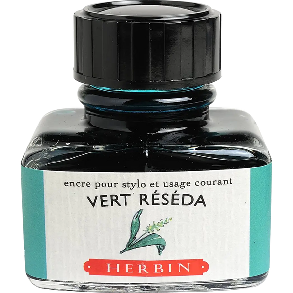 J. Herbin 30ml Fountain Pen Vert Reseda Bottled Ink-Pen Boutique Ltd