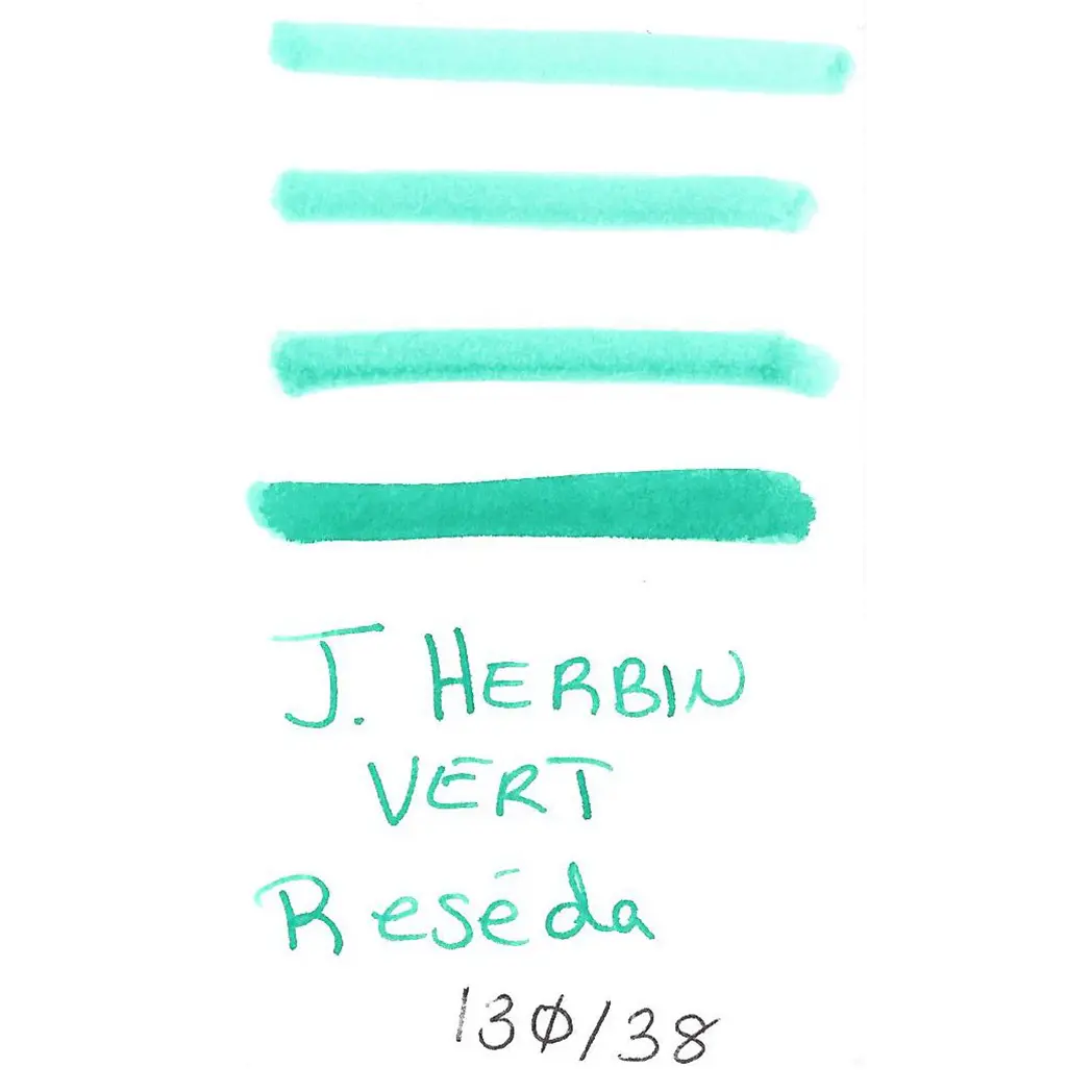J. Herbin 30ml Fountain Pen Vert Reseda Bottled Ink-Pen Boutique Ltd