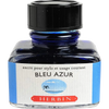 J. Herbin Fountain Pen Bleu Azur Noire Bottled Ink-Pen Boutique Ltd