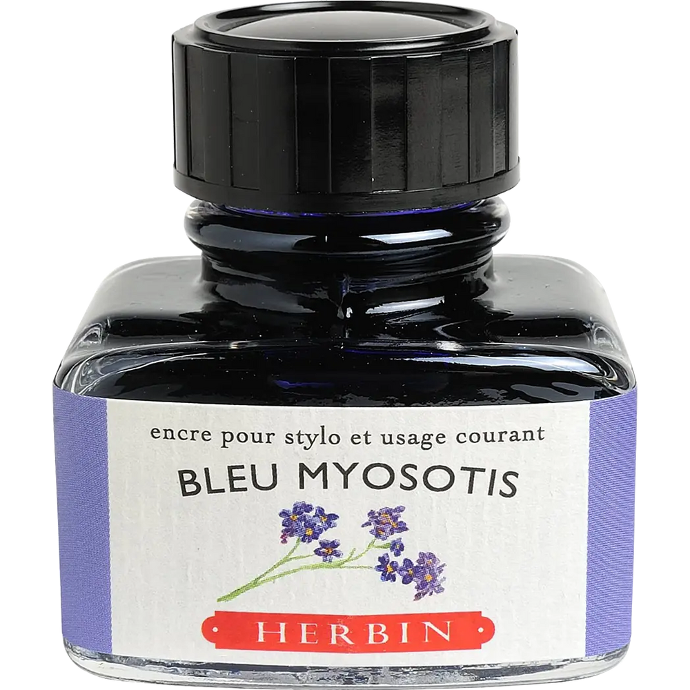J. Herbin 30ml Fountain Pen Bottled Ink Bleu Myosotis Pen Boutique Ltd
