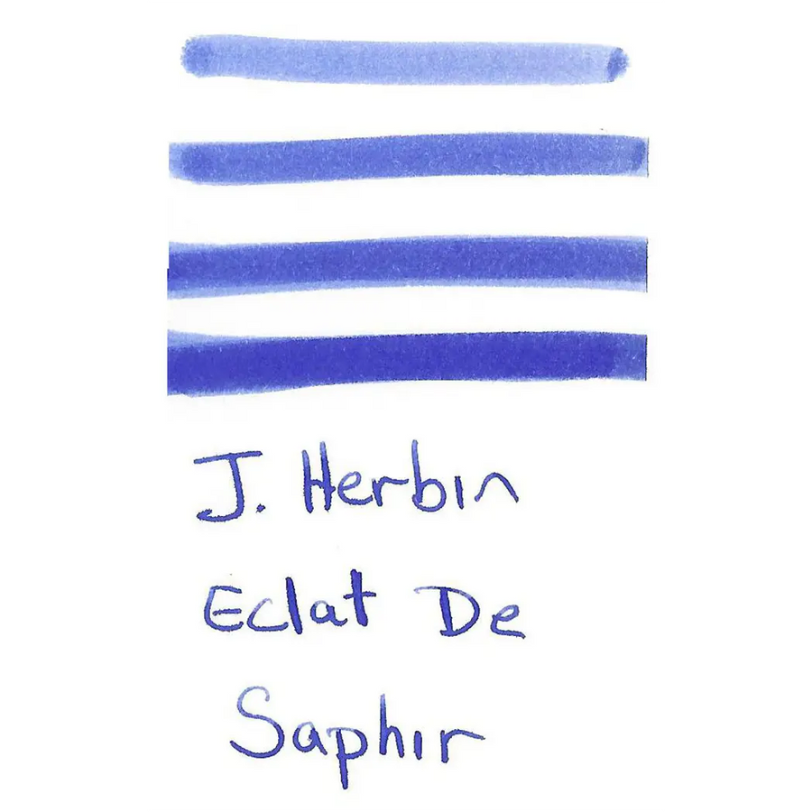 J. Herbin 30ml Fountain Pen Bottled Ink Eclat De Saphir Pen Boutique Ltd