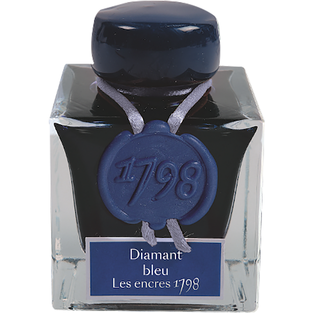 J. Herbin 1798 Anniversary Bottled Ink - Diamant Bleu-Pen Boutique Ltd